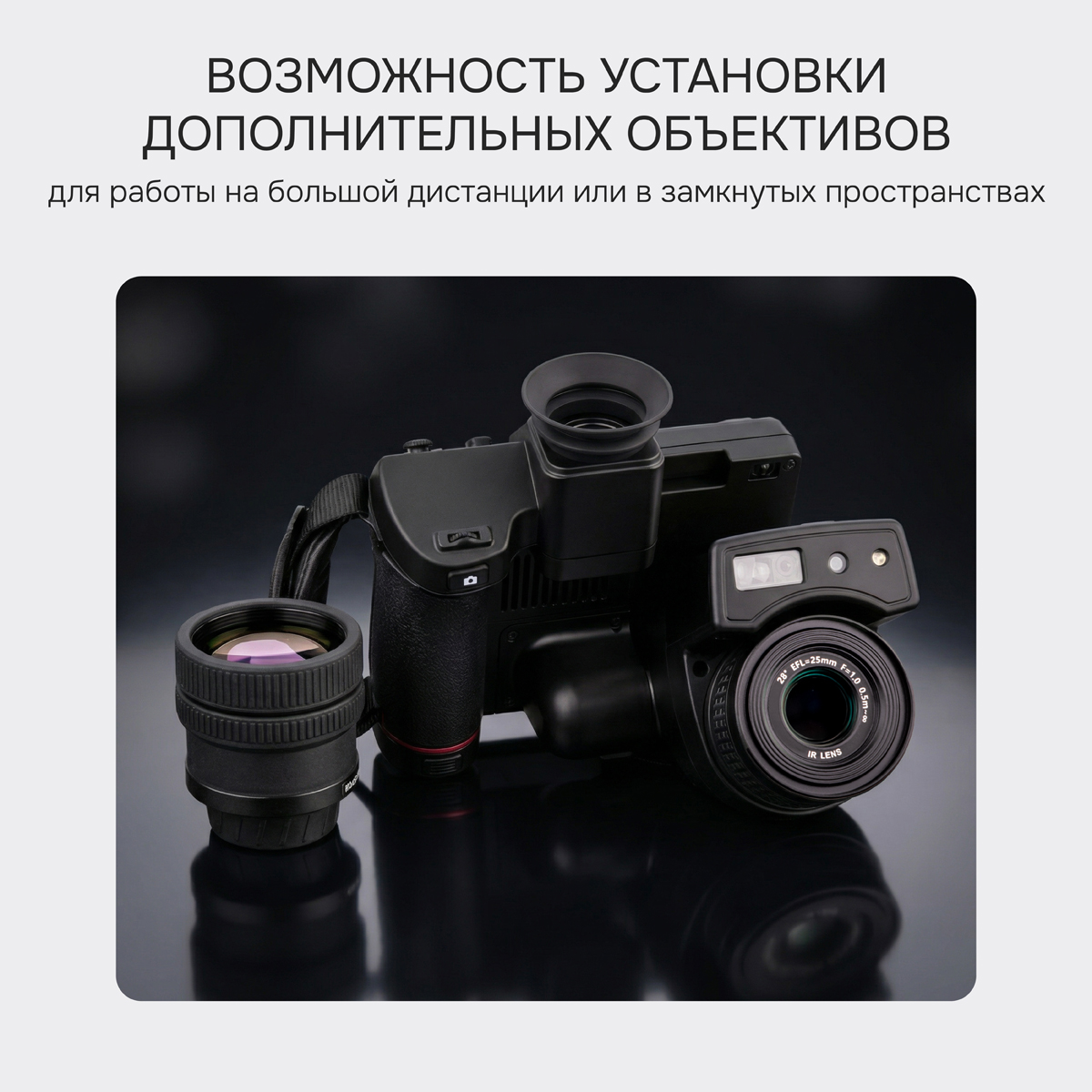 Тепловизор RGK TL-1024 Pro с поверкой в комплекте с широкоугольным объективом 50° - 5